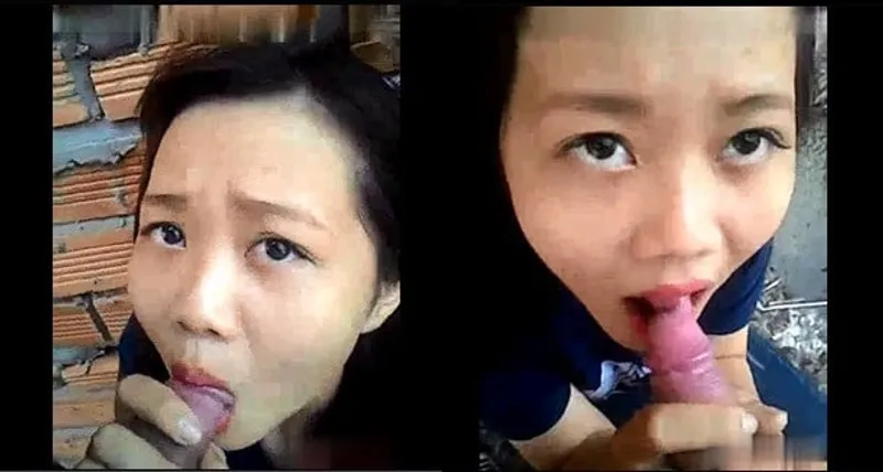 Cô bạn gái liếm của quý ở vườn sau nhà